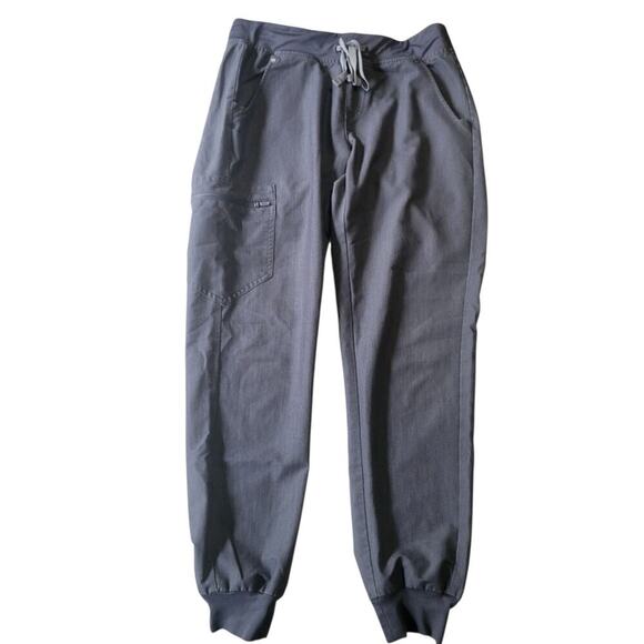 FIGS Zamora Jogger Scrub Pants Women's Small Graphite Gray 6-Pocket Activewear - Picture 1 of 11